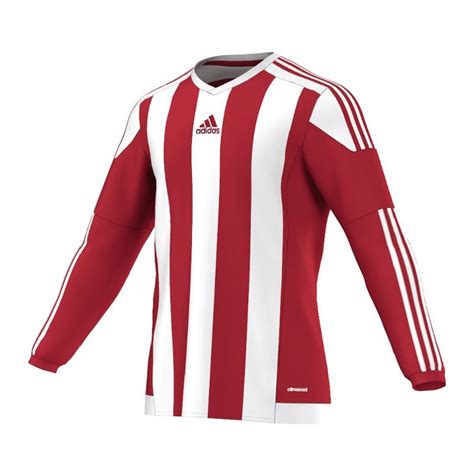 adidas junior weiß rot langarm trikot